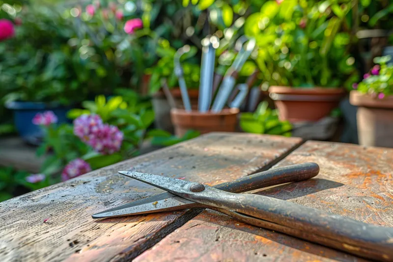 como afilar tijeras de jardinero con lima