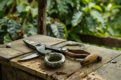 como afilar tijeras de podar con lima